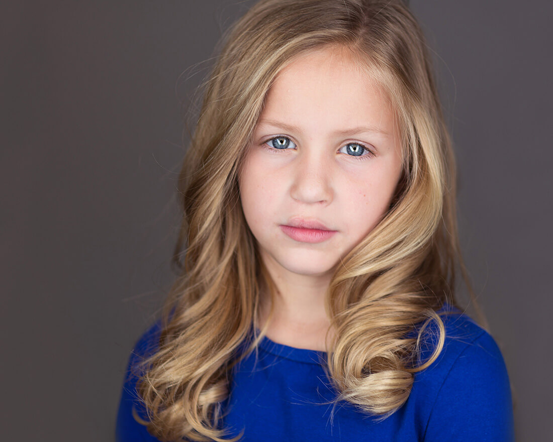 Headshot Photography Session With Child Actor Faith Healey